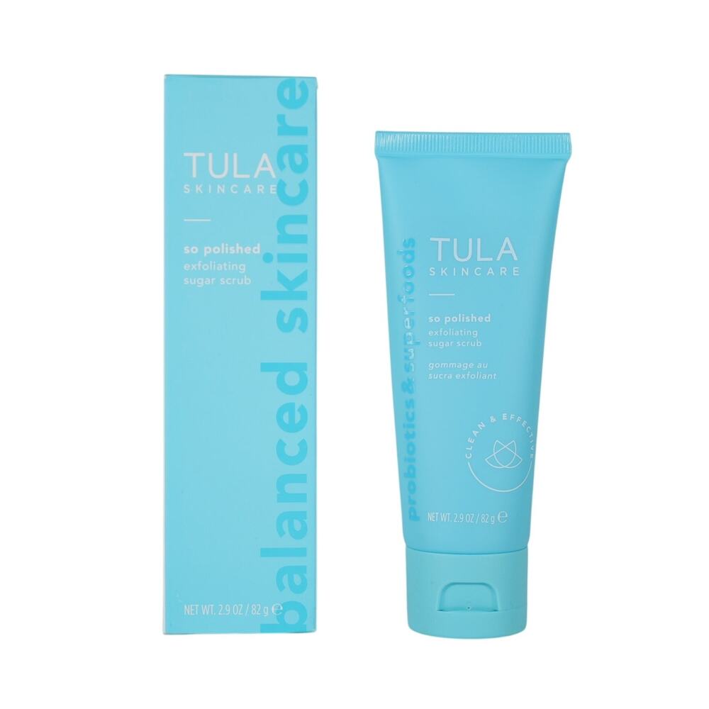 Tula Skincare So Polished Exfoliating Facial Sugar Scrub - 2.9 oz / 82g - NIB